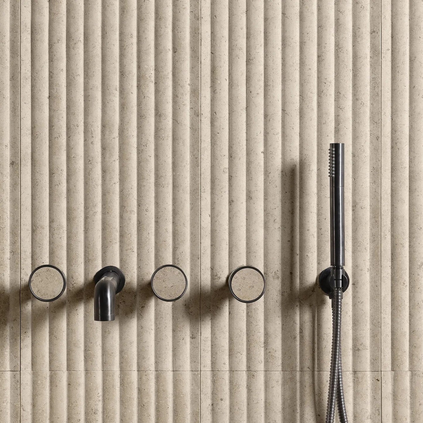 LUCE DI CARRARA | BOLD WALL MOUNTED FACET WITH SHOWER HEAD | $3,489.93