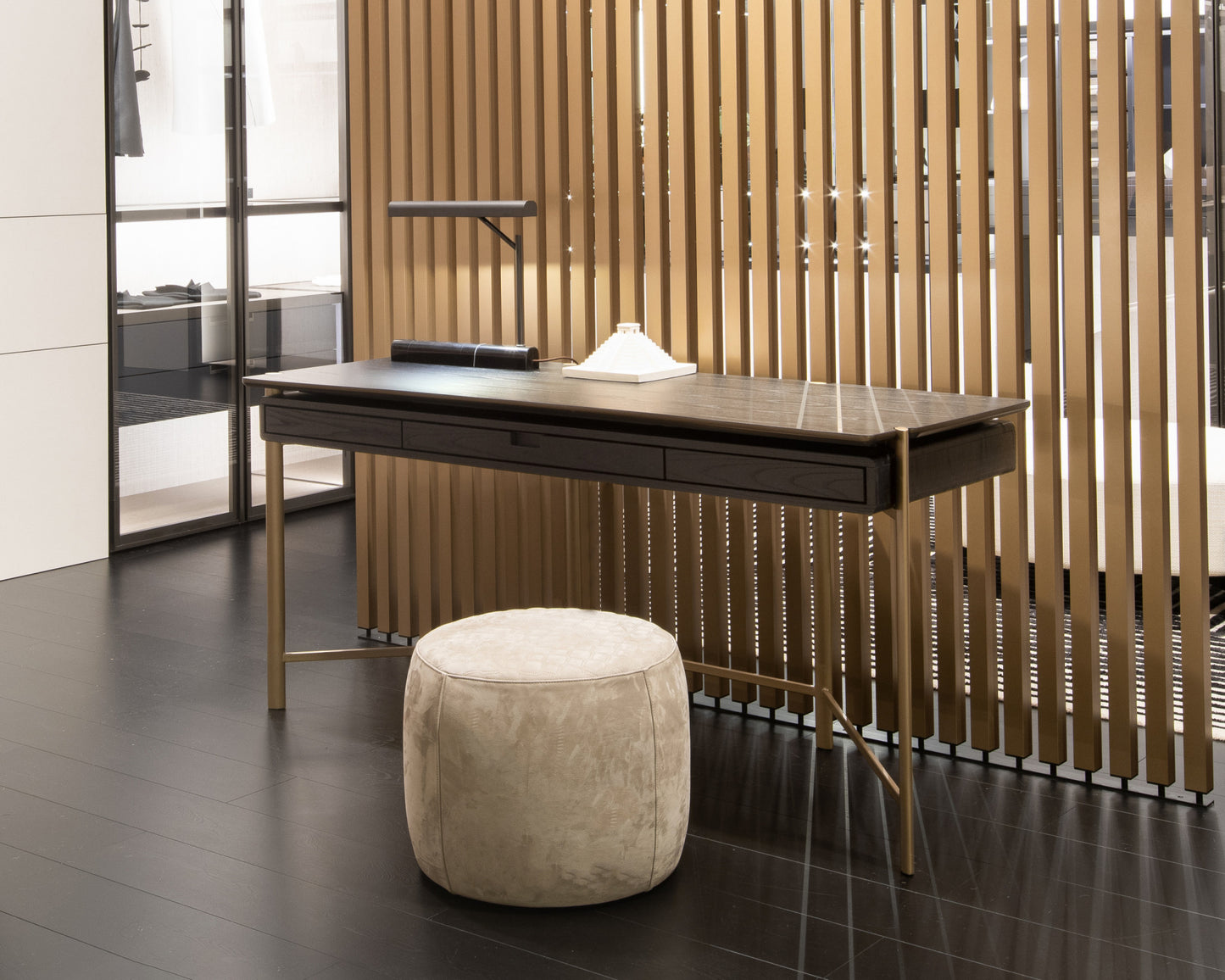 MISURAEMME | EROS WRITING DESK WITH MARBLE TOP | $13,750.00