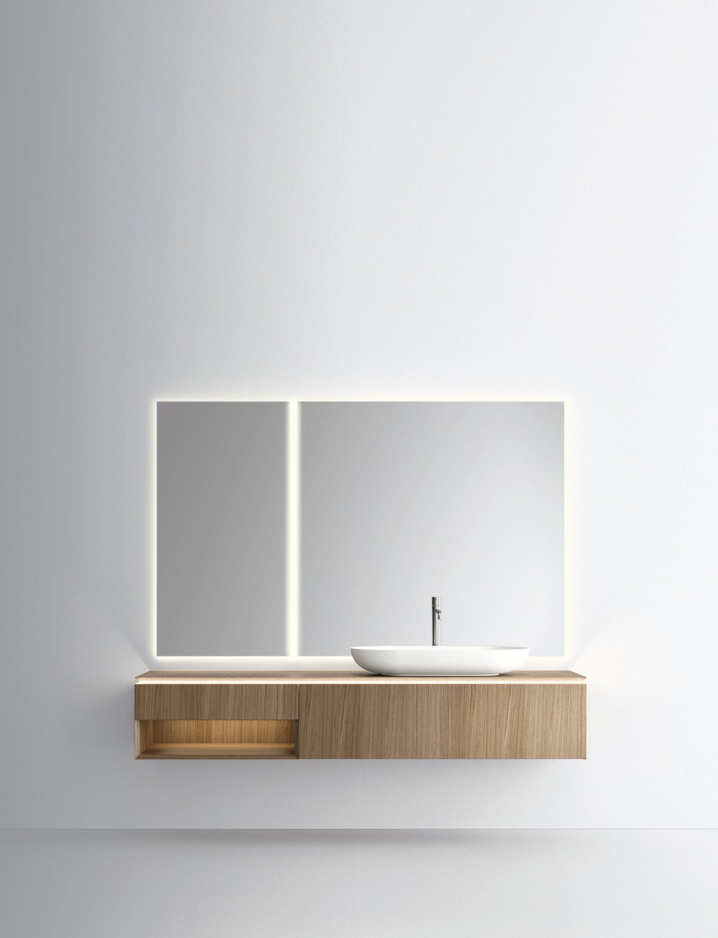 PURO 19.06 l washbasin & mirror by NOORTH
