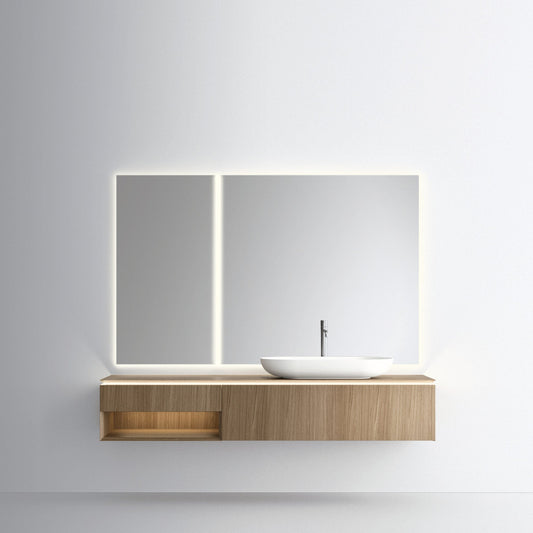 PURO 19.06 l washbasin & mirror by NOORTH