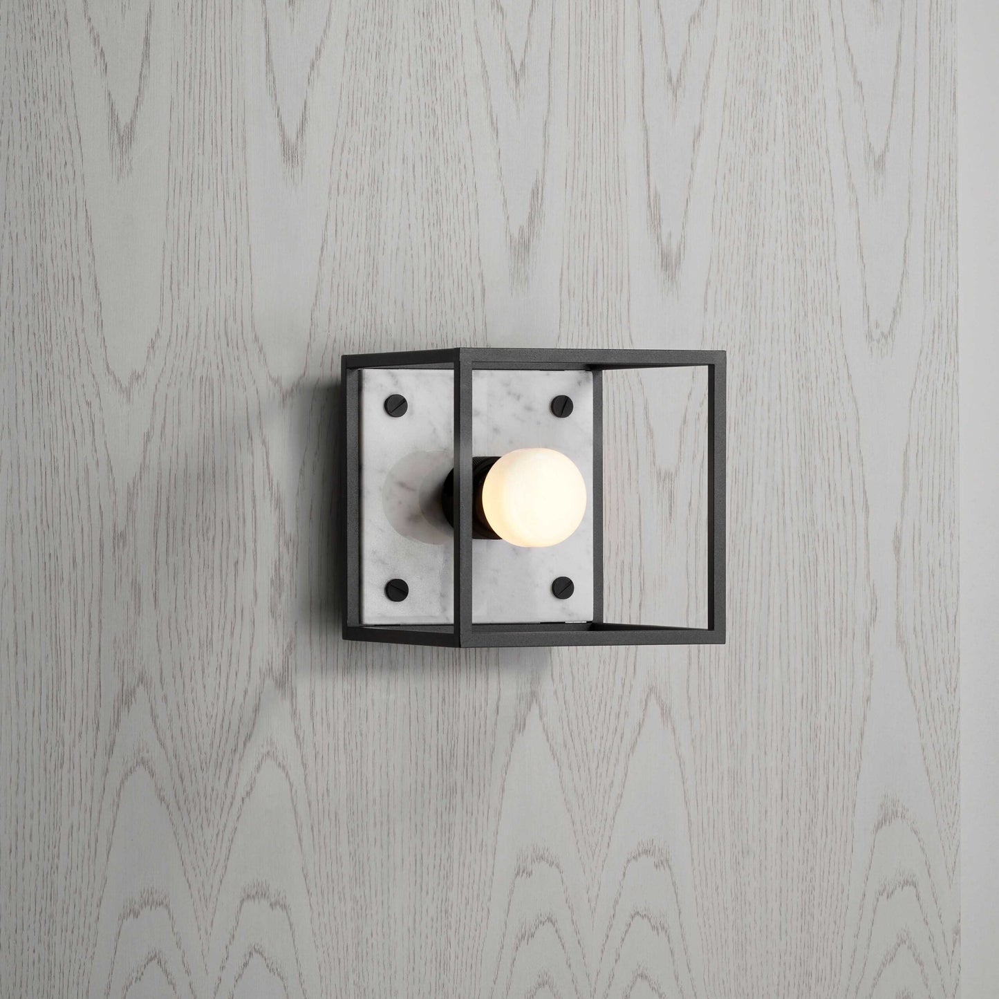 BUSTER AND PUNCH | SMALL CAGE LIGHT WHITE MARBLE - $627