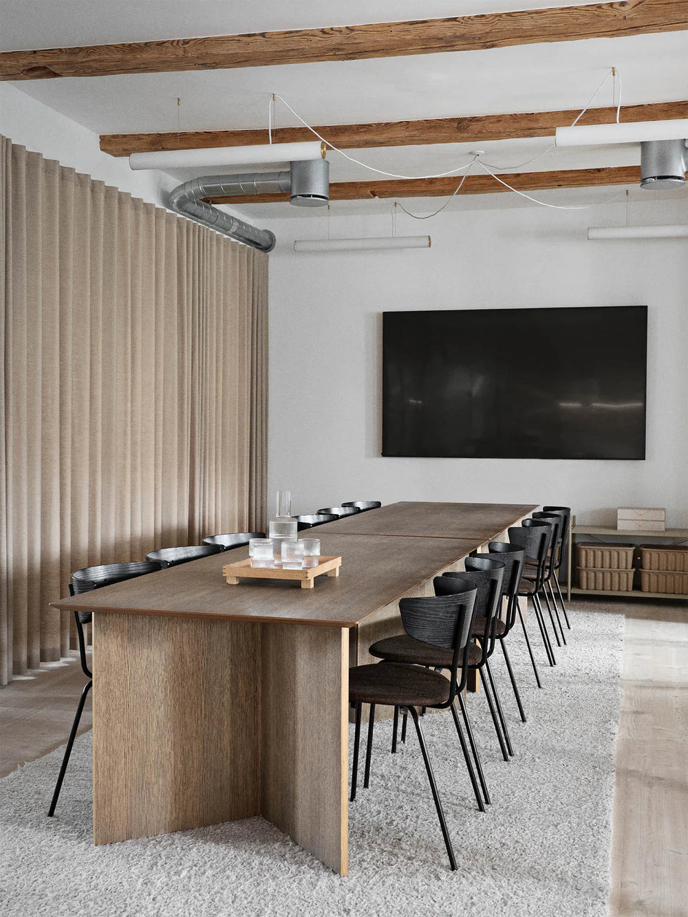 FERM LIVING | MINGLE TABLE TOP - RECTANGULAR - DARK VENEER | $1,269.00