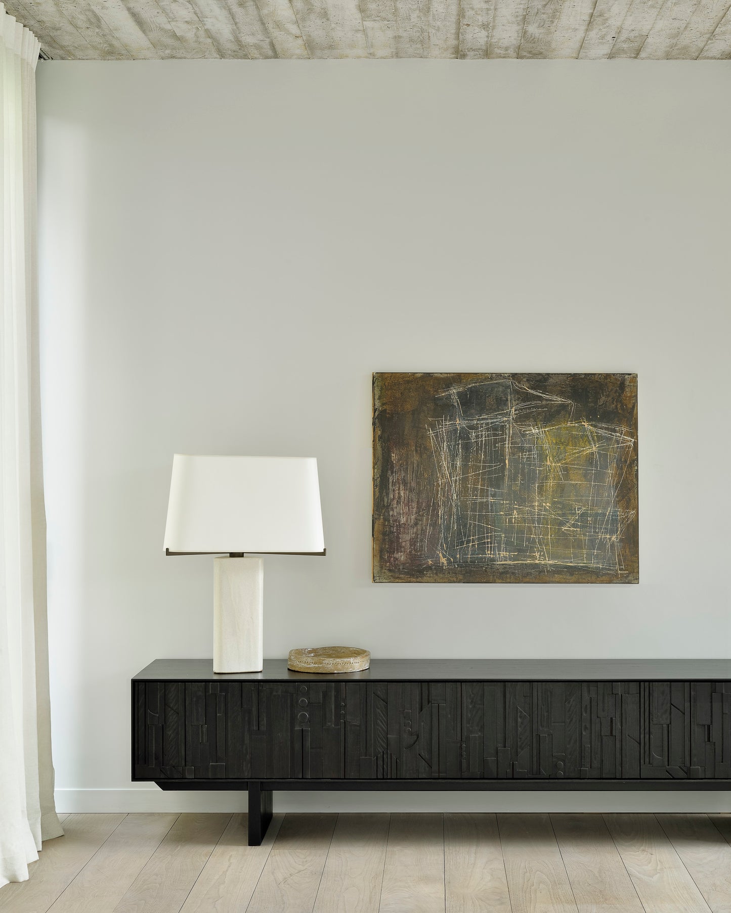 ETHNICRAFT MOSAIC TV CUPBOARD - TEAK OFF BLACK | $2,989.00- $4,339.00