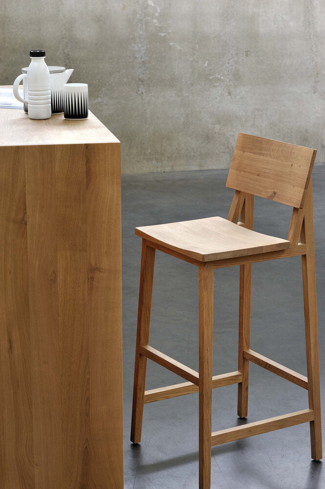 ETHNICRAFT N4 BAR STOOL - OAK | $749.00