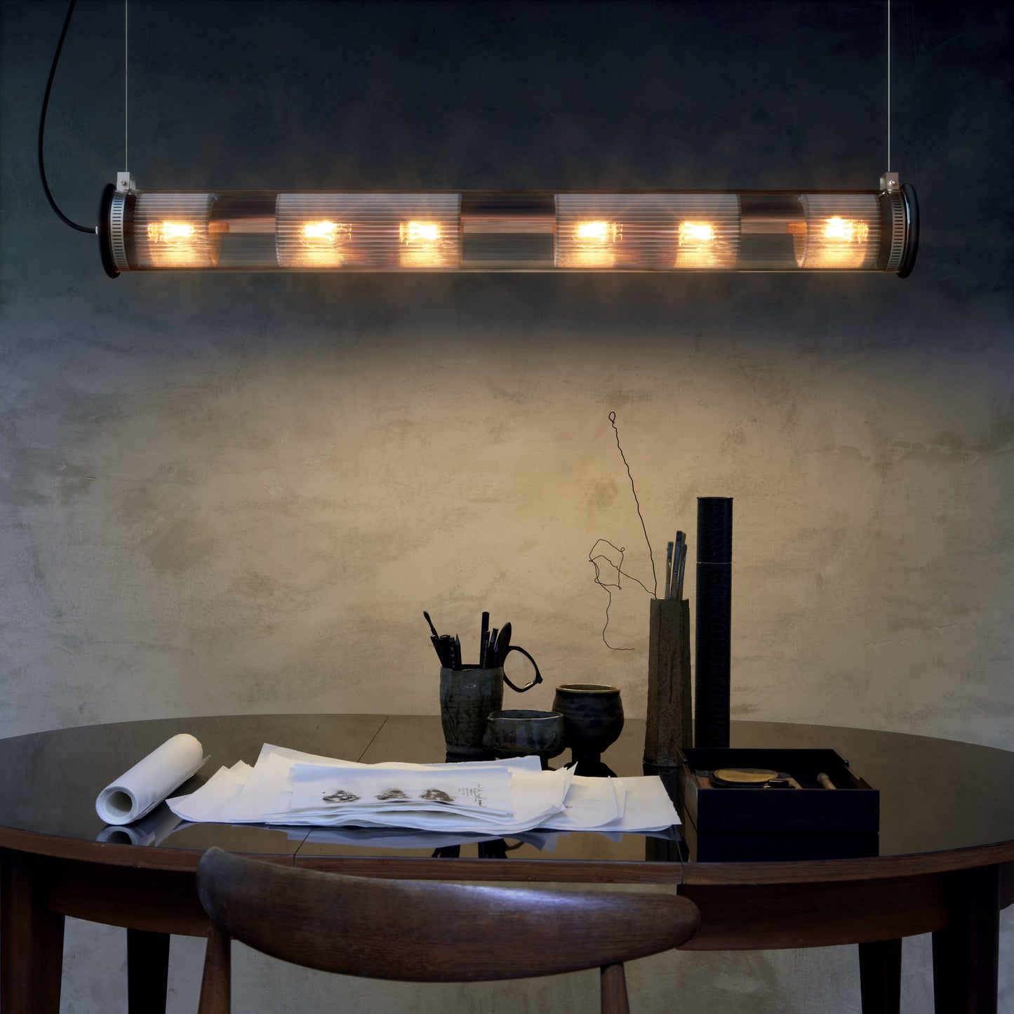 In The Tube Horizontal Silver Pendant - $1,386.00-$2,930.00