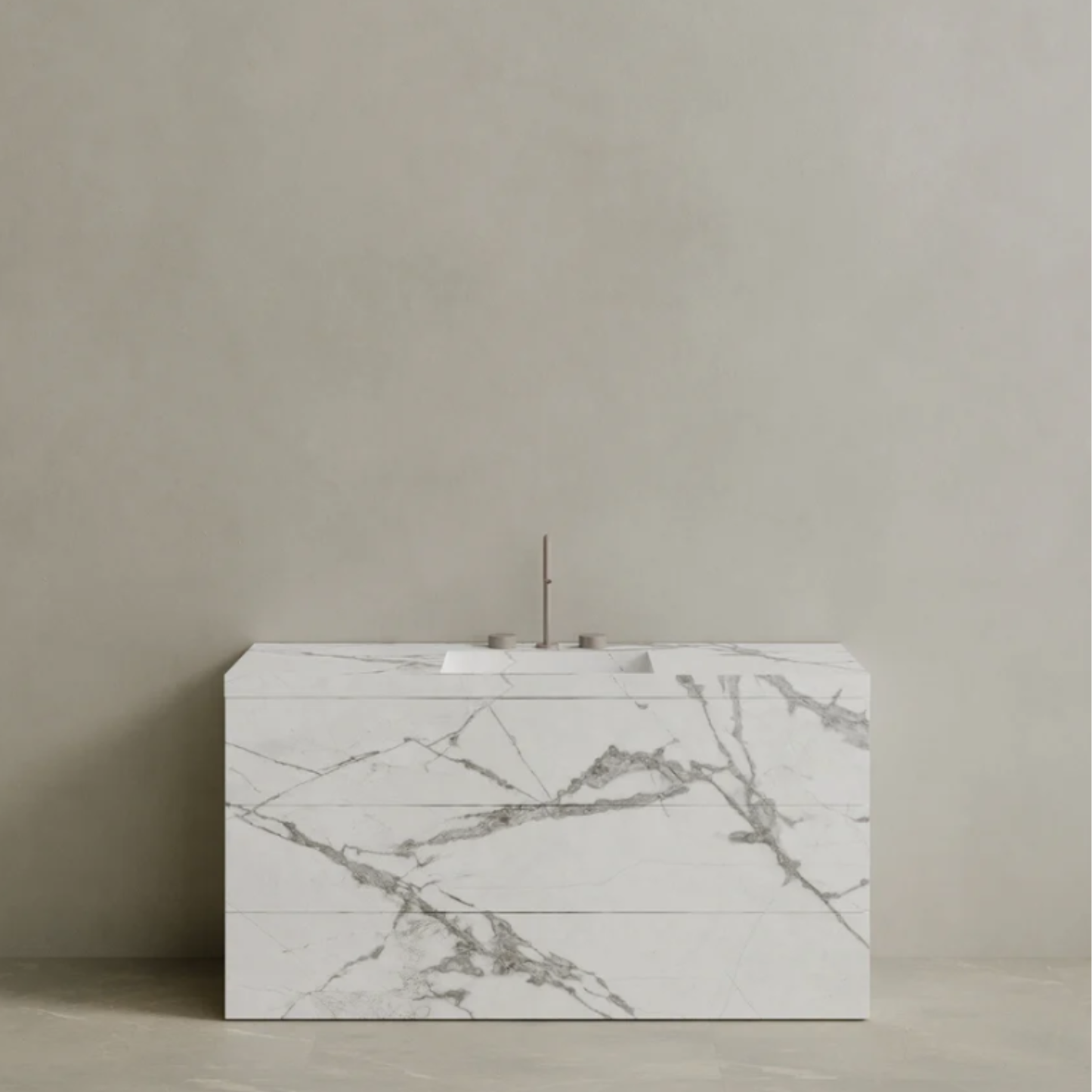 ELEMENTO BATH | SINGLE SINK FREESTANDING MARBLE VANITY | $5,816.00 - $11,520.00