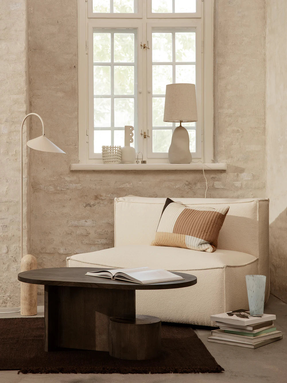 FERM LIVING | INSERT COFFEE TABLE - BLACK STAINED ASH | $1,435.00