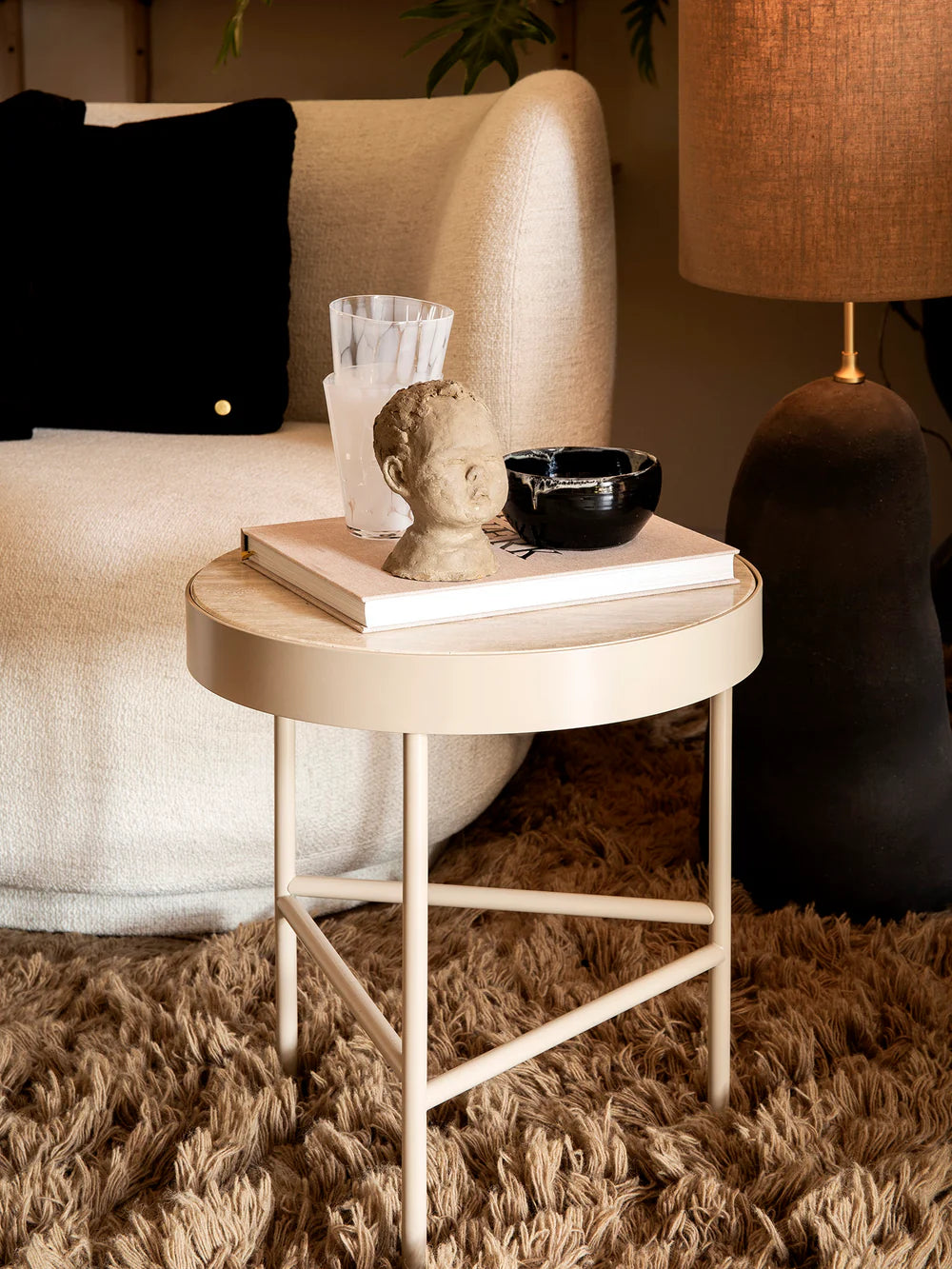 FERM LIVING | TRAVERTINE TABLE - MEDIUM | $819.00