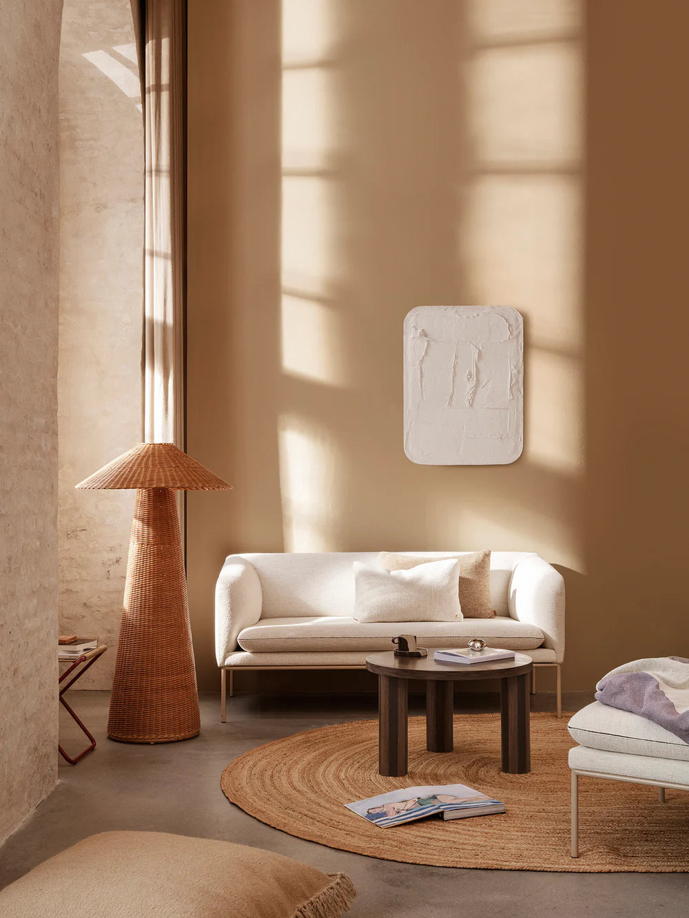 FERM LIVING | POST COFFEE TABLE - SMALL - LINES | $1,525.00