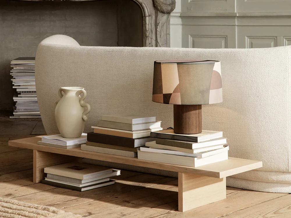 FERM LIVING | KONA DISPLAY TABLE - NATURAL OAK VENEER | $425.00