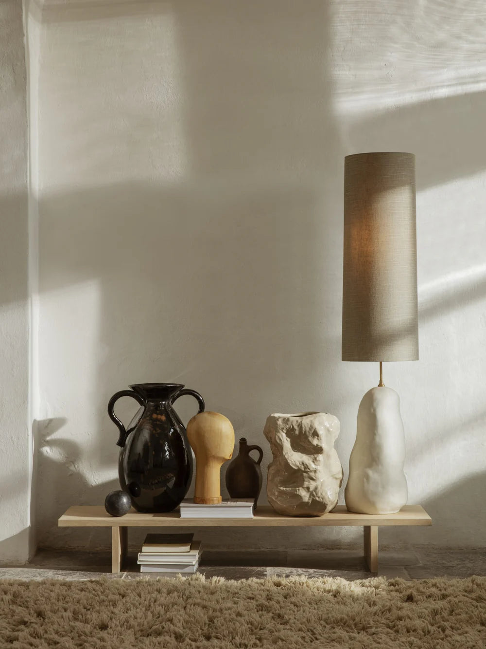 FERM LIVING | KONA DISPLAY TABLE - NATURAL OAK VENEER | $425.00