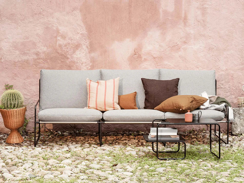 FERM LIVING | DESERT 3-SEATER - BLACK - DOLCE | $3,615.00