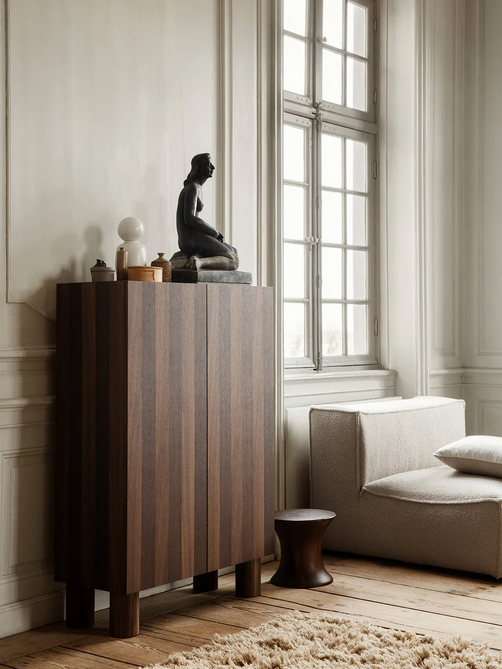 FERM LIVING | POST STORAGE CABINET - SMOKED OAK | $3,419.00