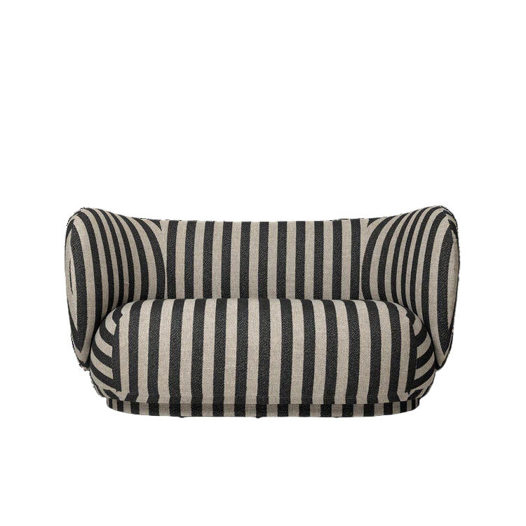 FERM LIVING | RICO SOFA 2 - LOUISANA - SAND/BLACK | $5,079.00
