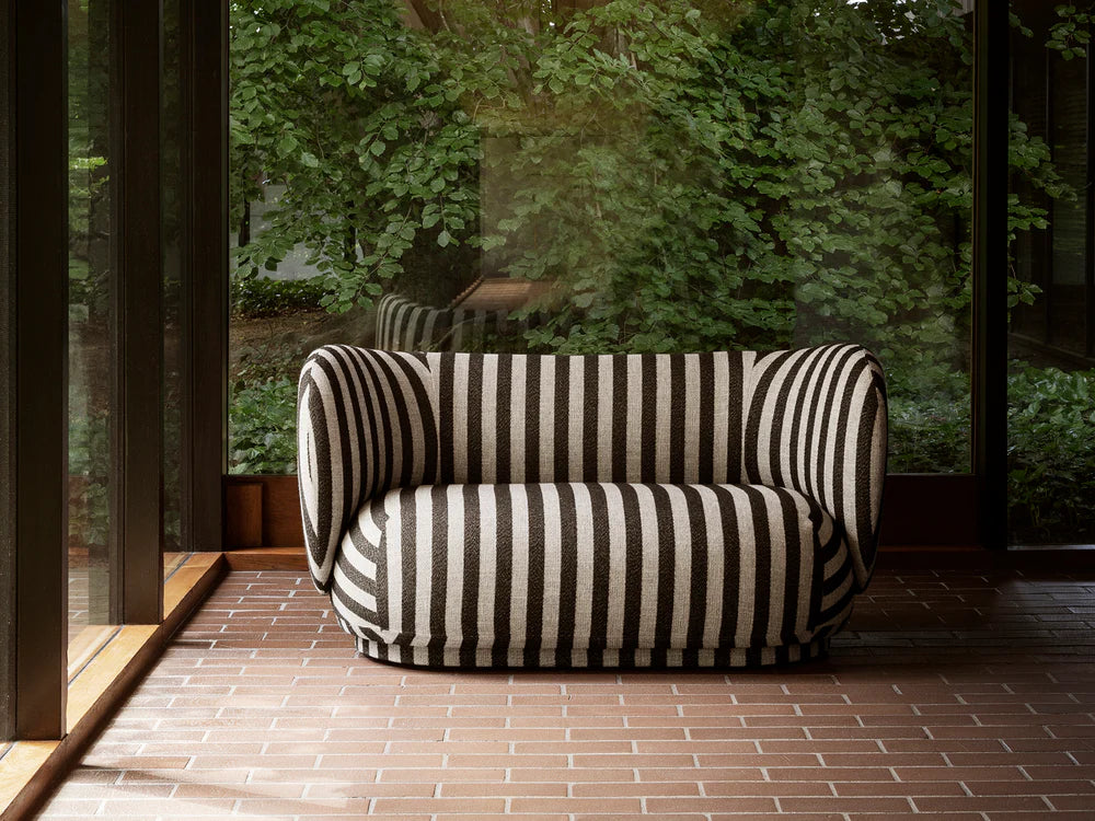 FERM LIVING | RICO SOFA 2 - LOUISANA - SAND/BLACK | $5,079.00