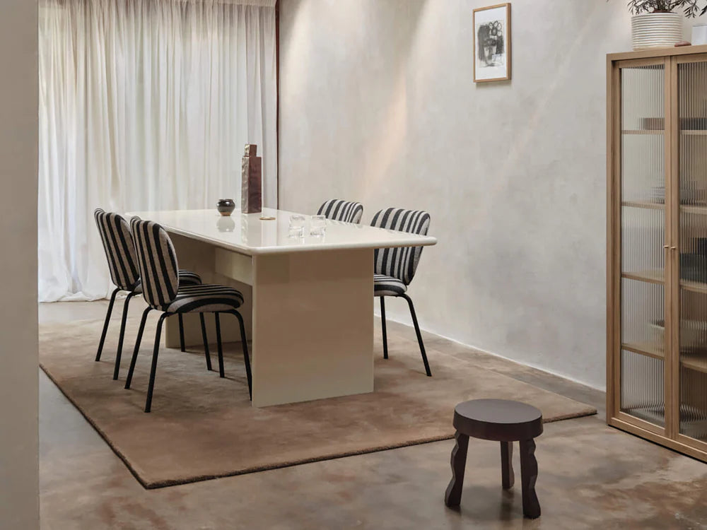 FERM LIVING | RINK DINING TABLE - 200 X 90 - EGGSHELL | $2,635.00