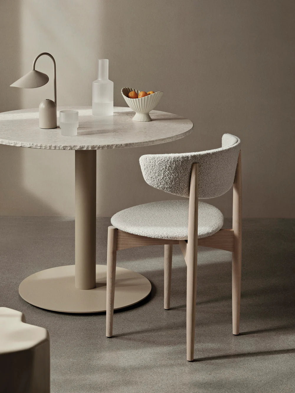 FERM LIVING | MINERAL DINING TABLE - BIANCO CURIA - CASHMERE | $1,955.00