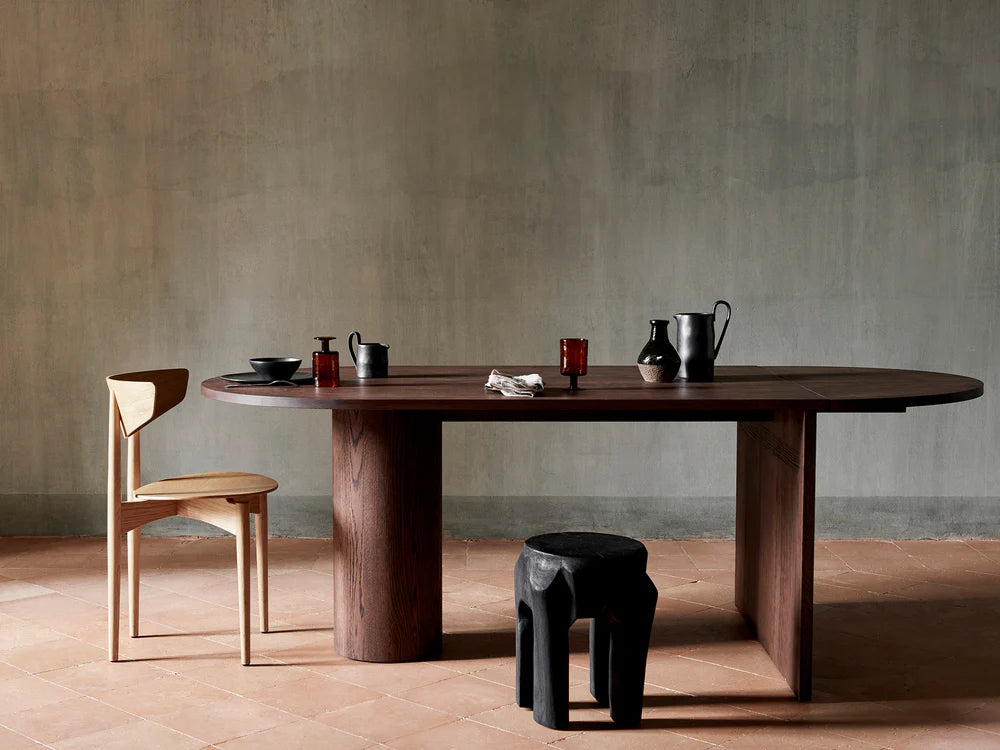 FERM LIVING | PYLO DINING TABLE - DARK STAINED OAK | $5,275.00