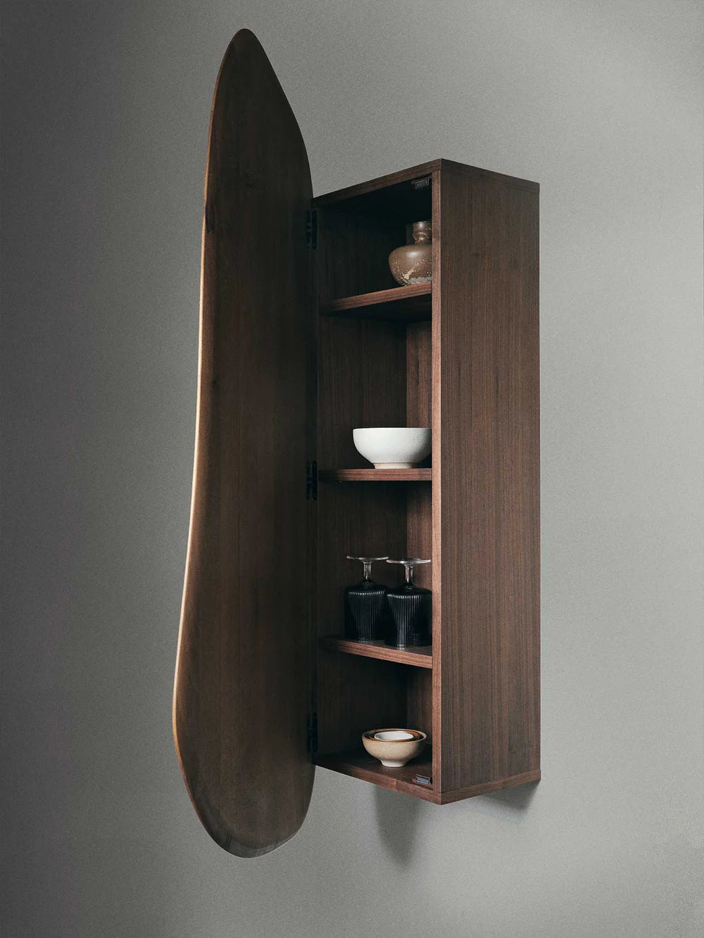 FERM LIVING | FEVE WALL CABINET - WALNUT | $1,565.00