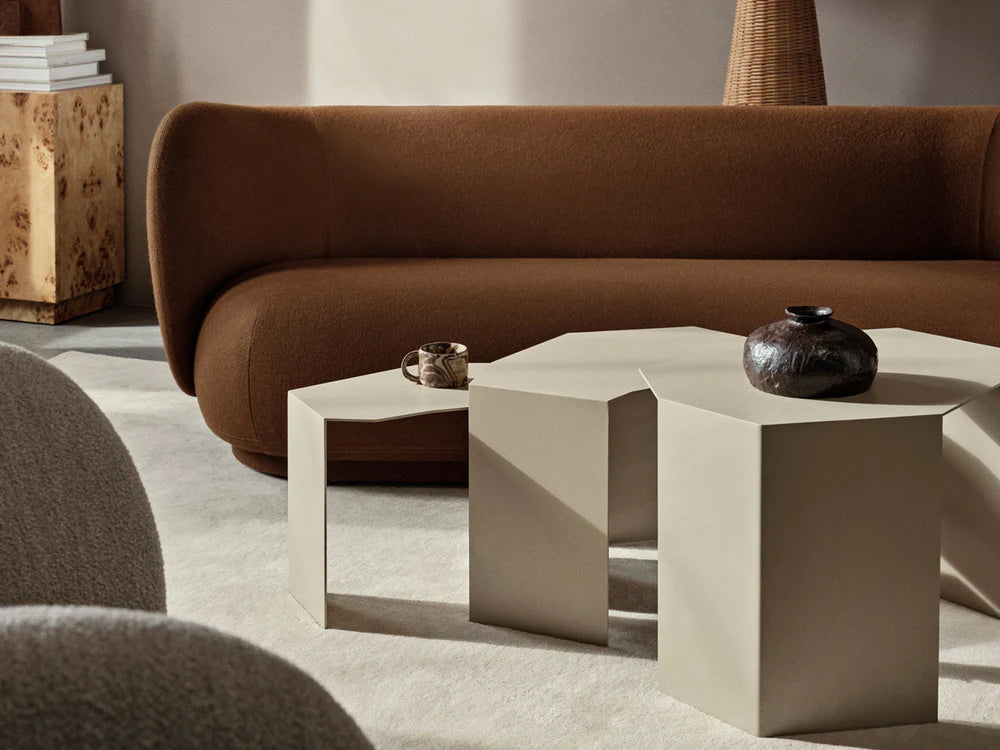 FERM LIVING | SHARD CLUSTER TABLES - SET OF 3 - CASHMERE | $1,075.00