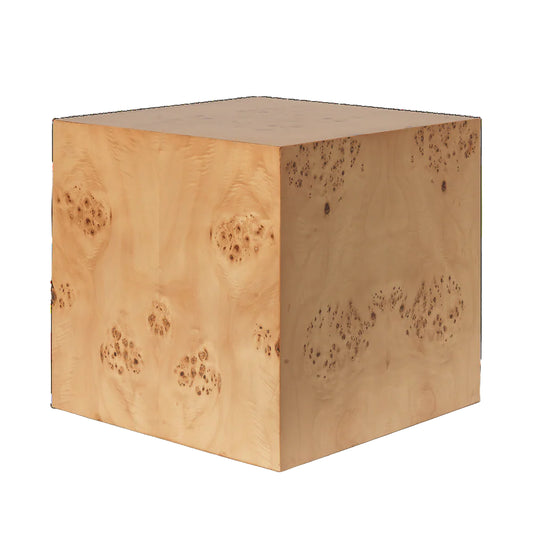 FERM LIVING | BURL CUBE SIDE TABLE | $665.00