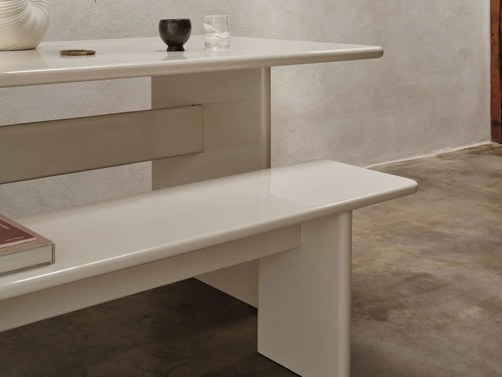 FERM LIVING | RINK BENCH - LARGE - EGGSHELL | $859.00