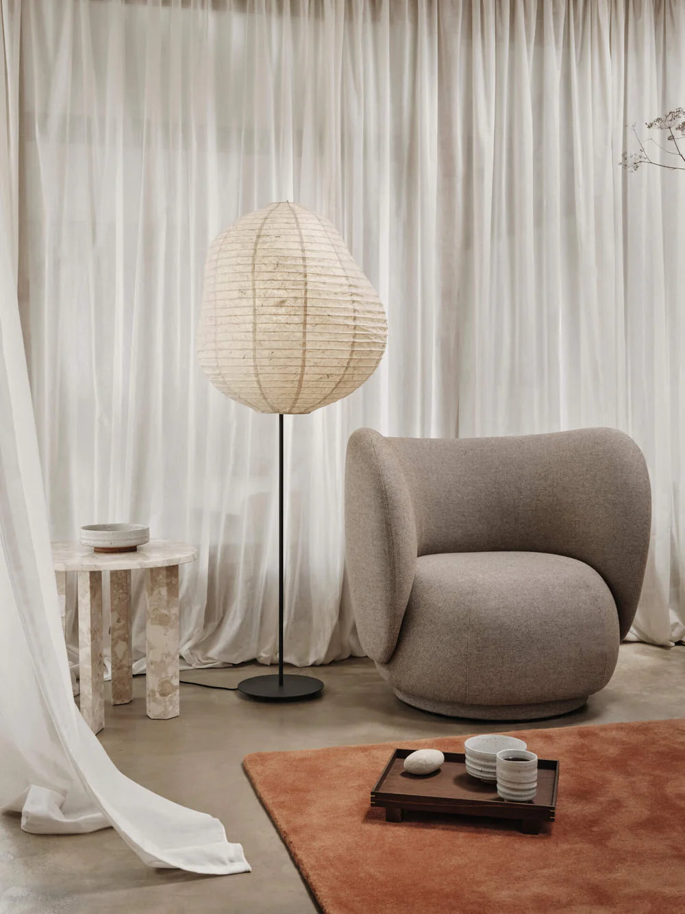 FERM LIVING | TAULA SIDE TABLE - SAND | $1,365.00