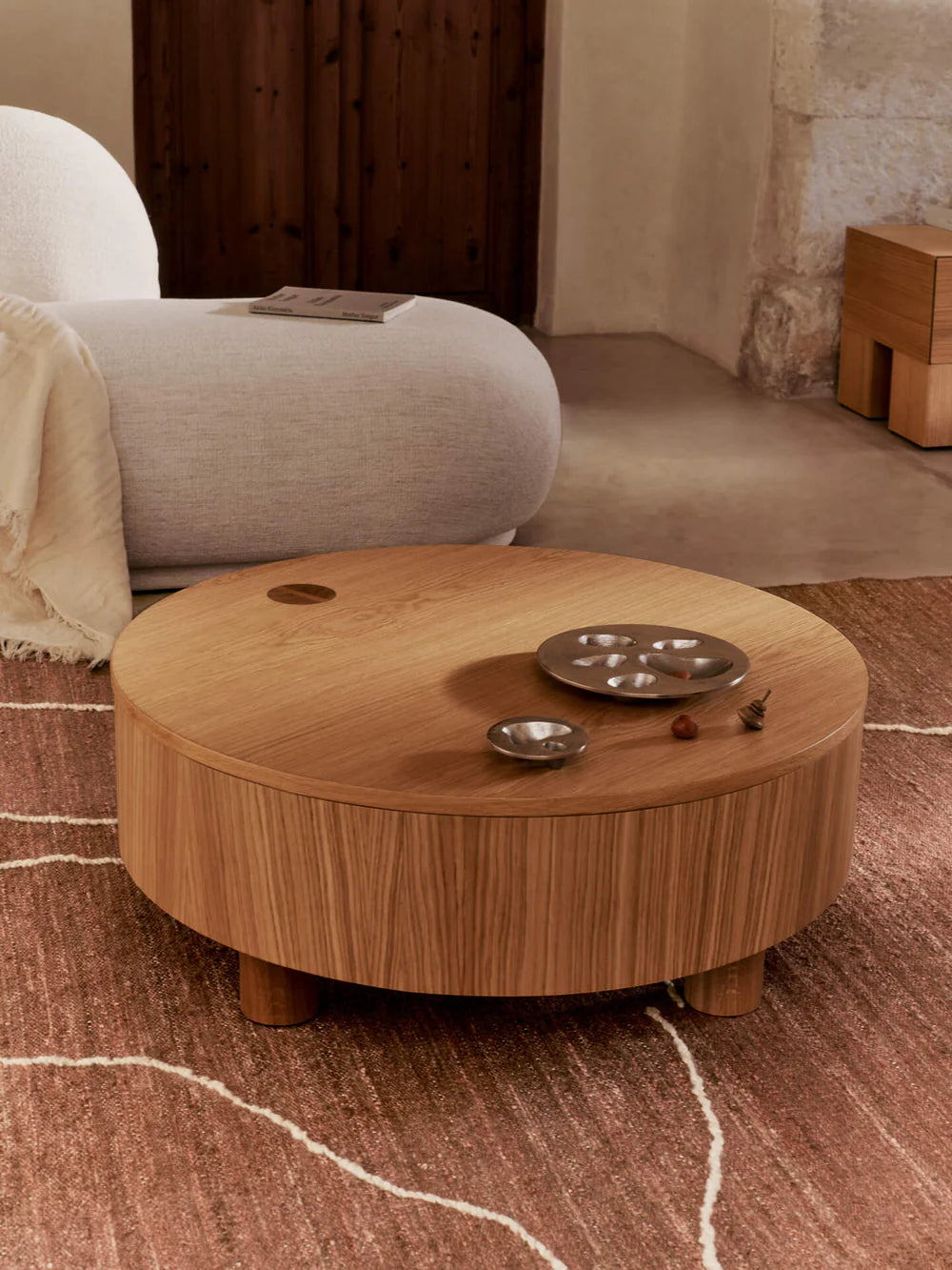 FERM LIVING | OLLES STORAGE TABLE - Ø80 | $2,149.00