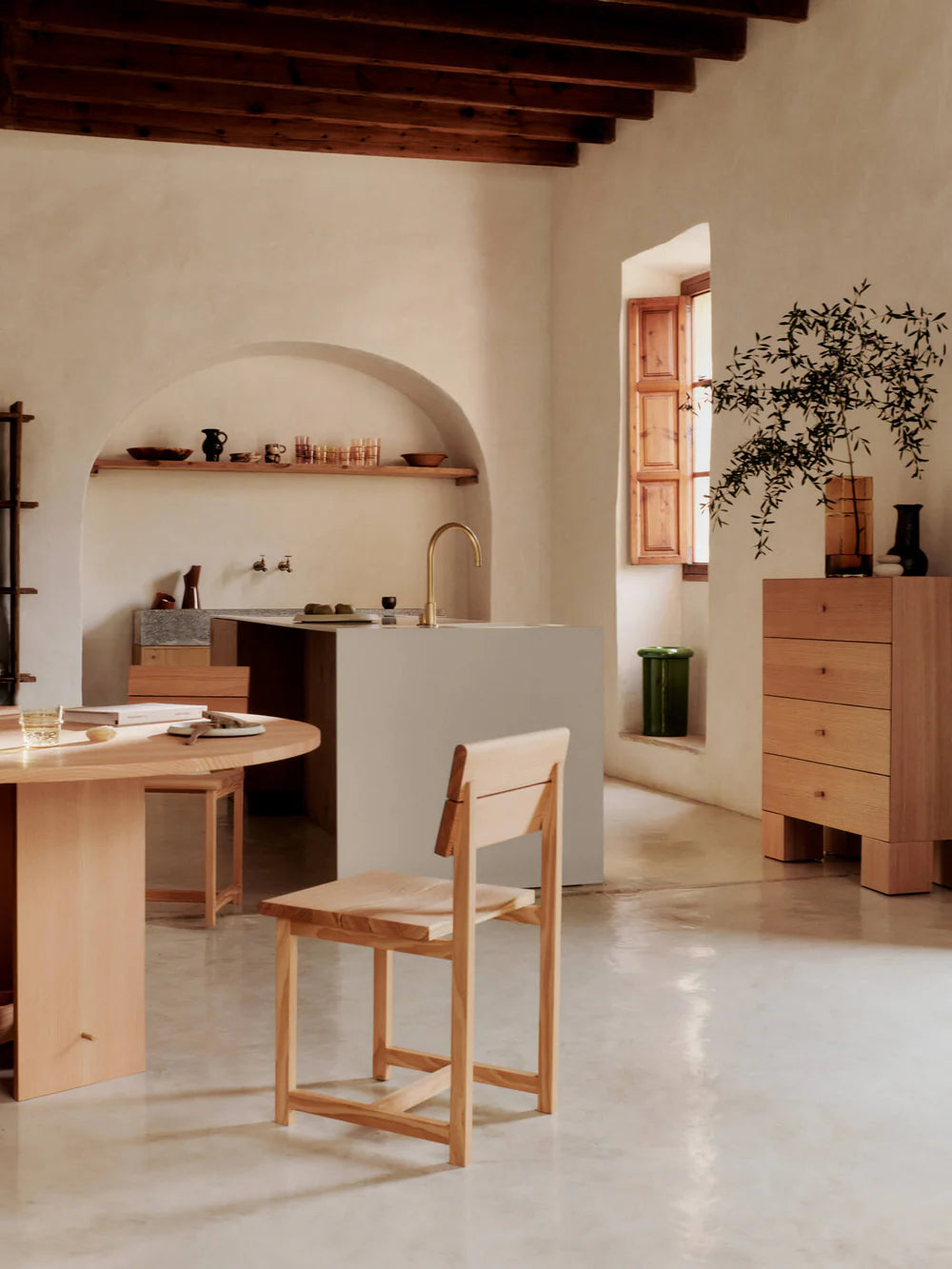FERM LIVING | AUKKO DINING TABLE - Ø140 | $3,125.00