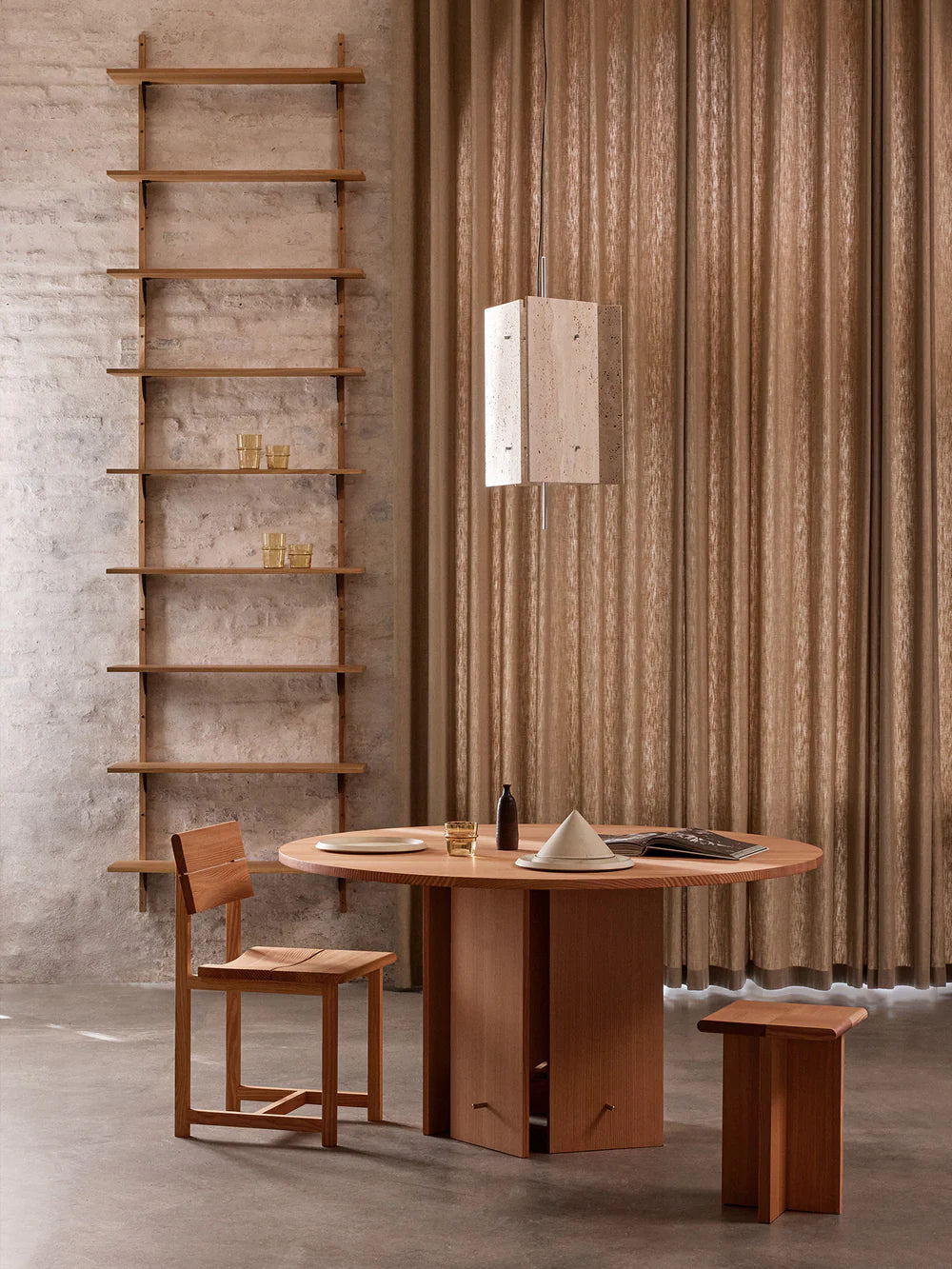 FERM LIVING | AUKKO DINING TABLE - Ø140 | $3,125.00