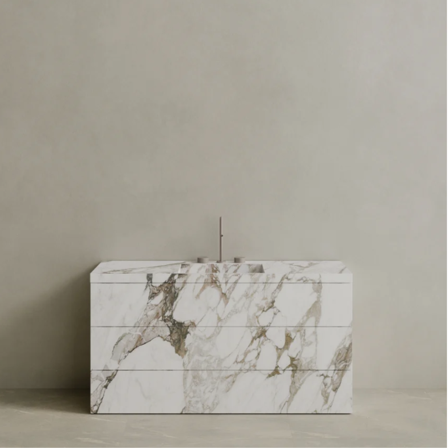 ELEMENTO BATH | SINGLE SINK FREESTANDING MARBLE VANITY | $5,816.00 - $11,520.00