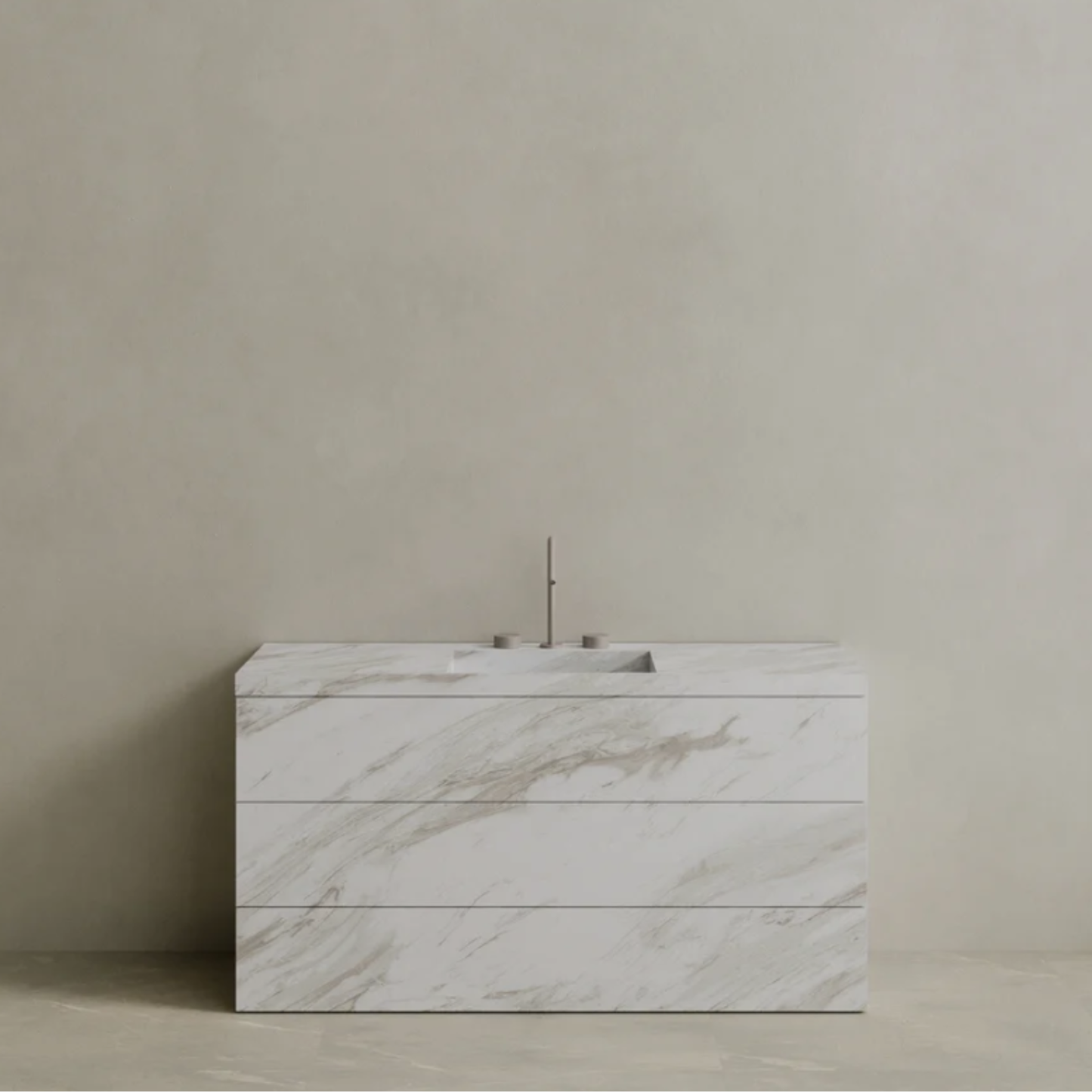 ELEMENTO BATH | SINGLE SINK FREESTANDING MARBLE VANITY | $5,816.00 - $11,520.00