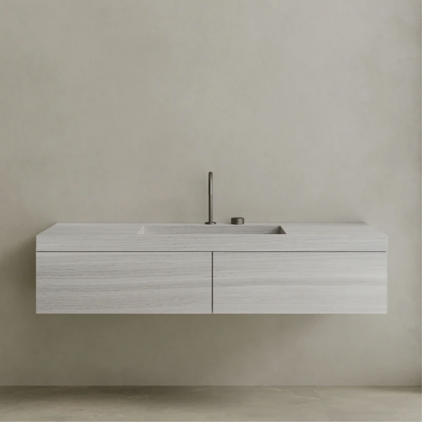 ELEMENTO BATH | FLOATING MARBLE VANITY | $5,000.00 - $9,600.00