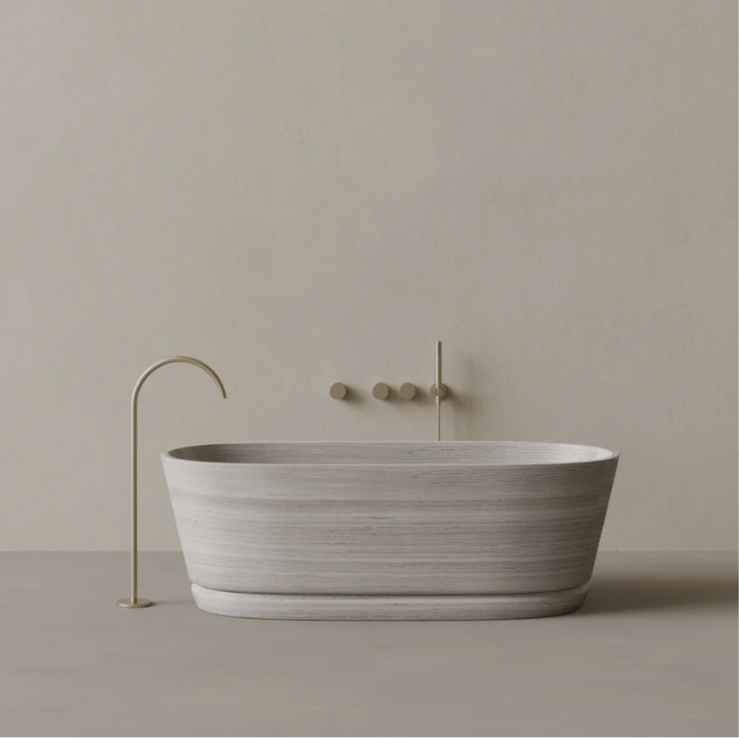 ELEMENTO BATH | 67" x 30" OVAL STONE BATHTUB | $10,326.00 - $37,764.00