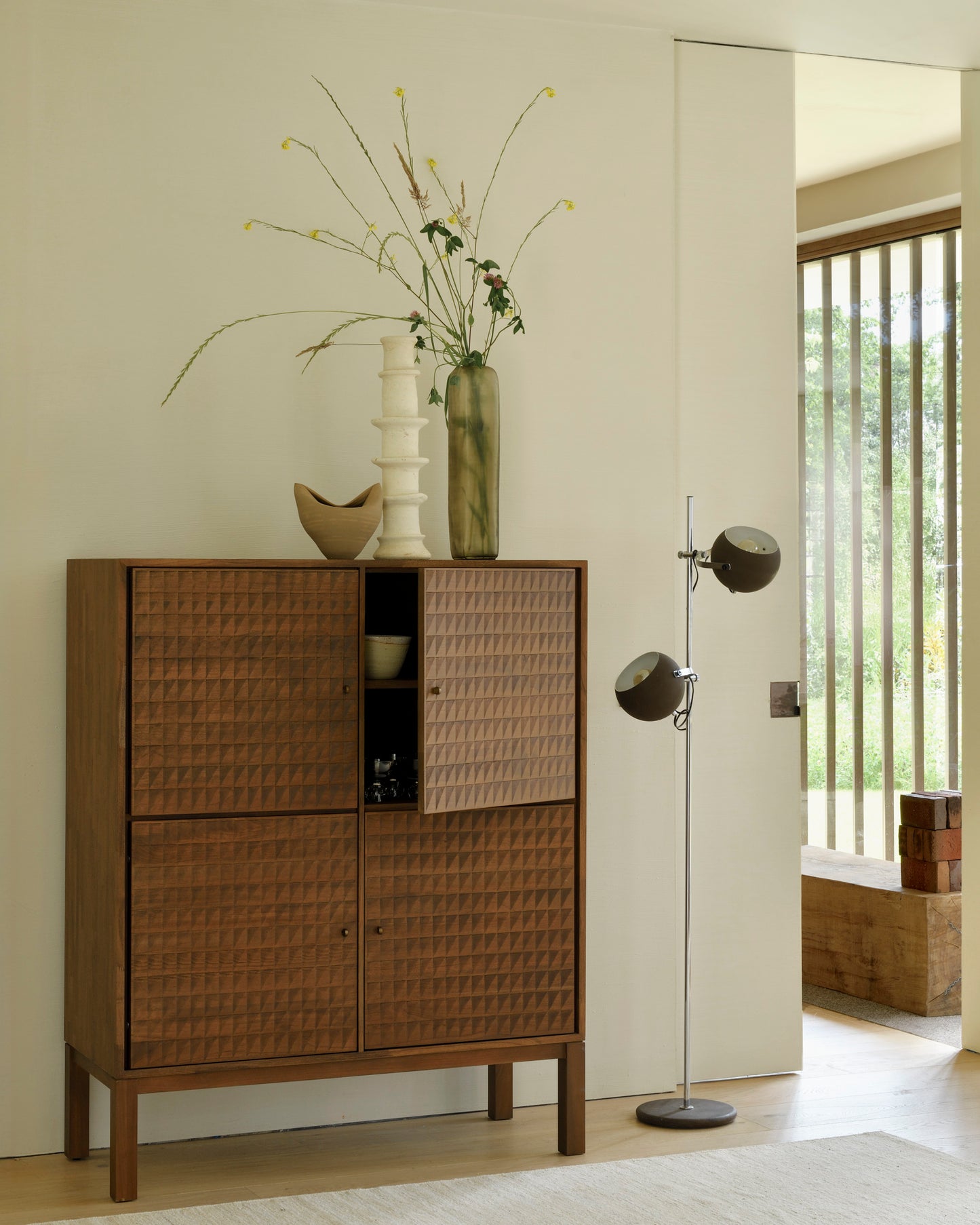 ETHNICRAFT SONO CUPBOARD - TEAK LIGHT BROWN | $4,879.00