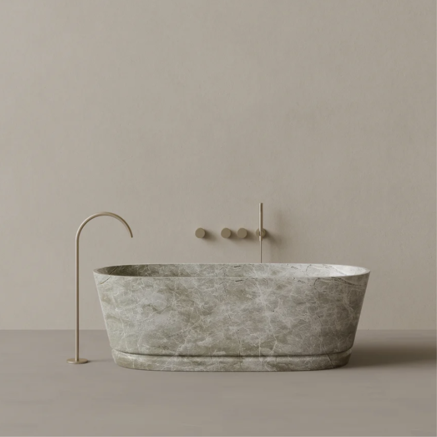 ELEMENTO BATH | 67" x 30" OVAL STONE BATHTUB | $10,326.00 - $37,764.00