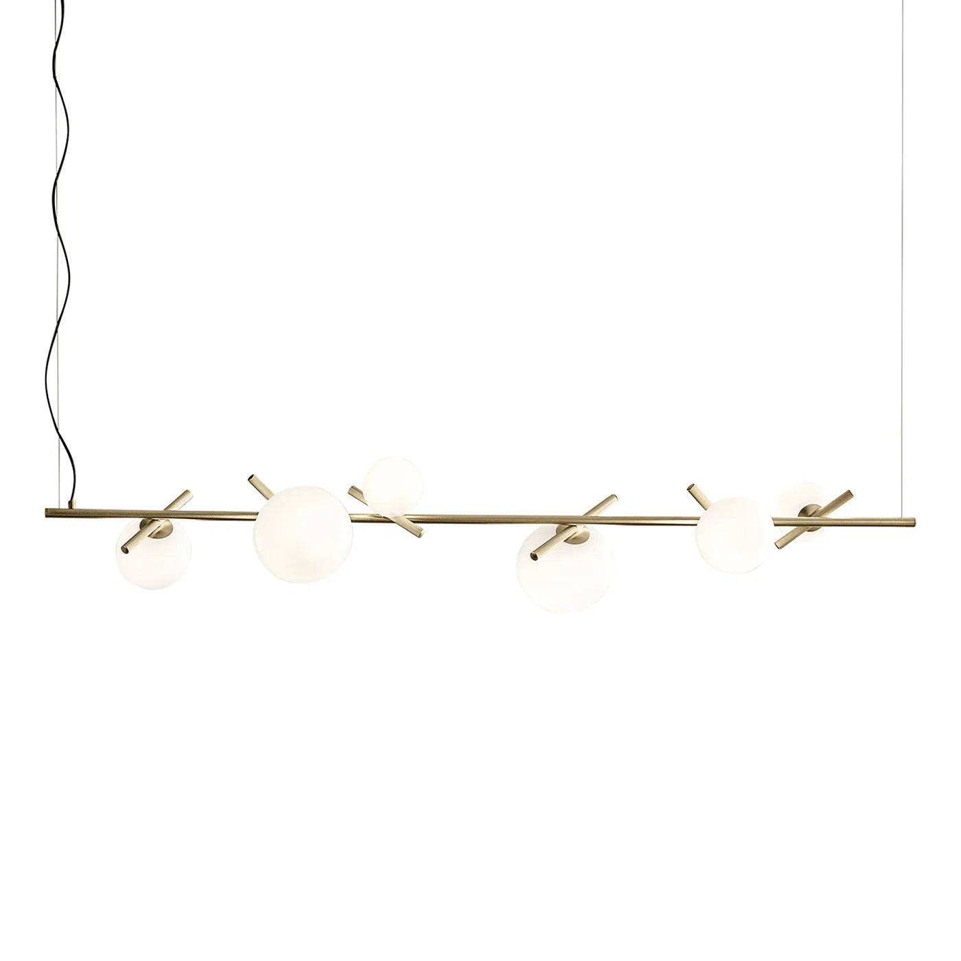 MASIERO | POSY BIL GALVANIZED METAL 6-LIGHTS CHANDELIER | $4,780.00