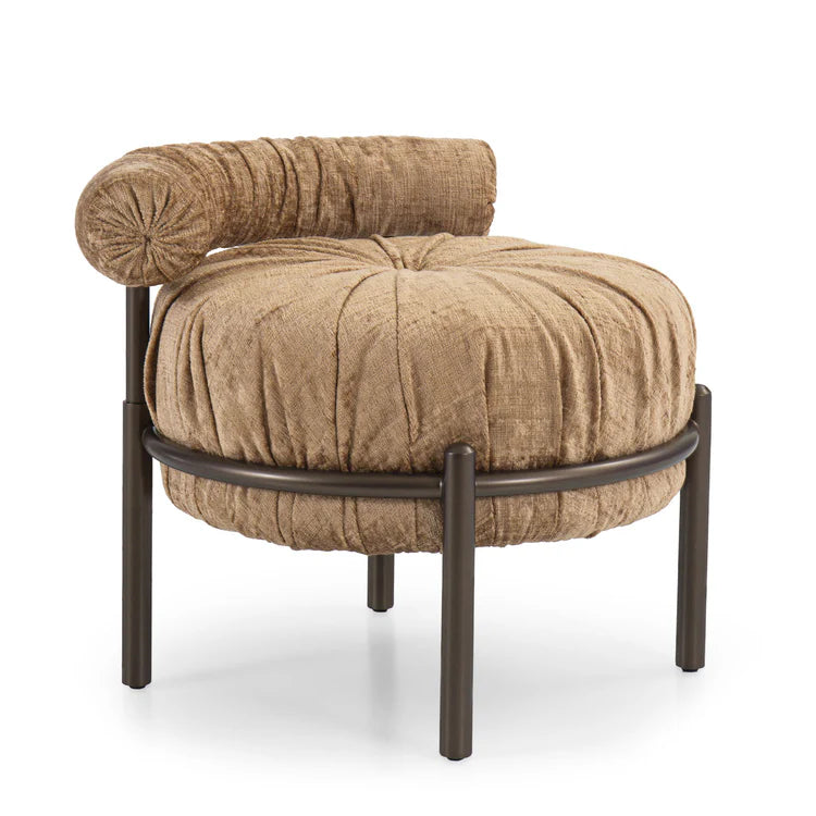 BONBON ROUND BEIGE LOUNGE CHAIR | $3,890.00