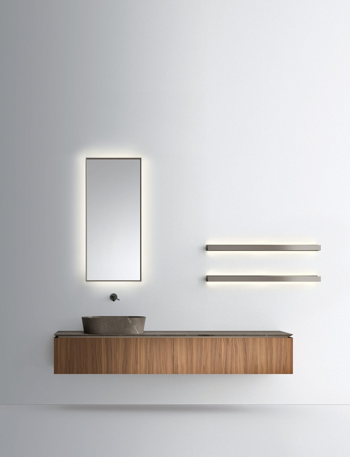 PURO 19.03 l washbasin & mirror by NOORTH