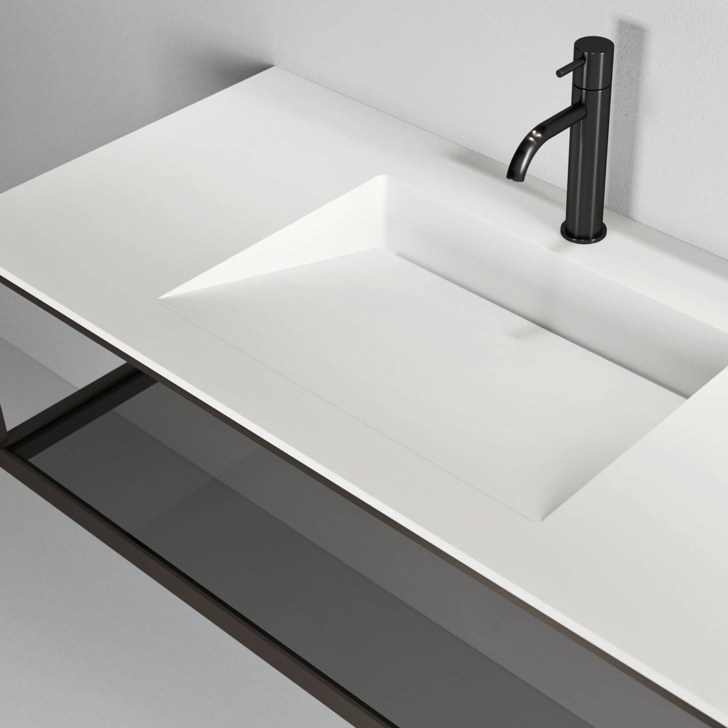 FJORD 19.04 l washbasin & mirror by NOORTH