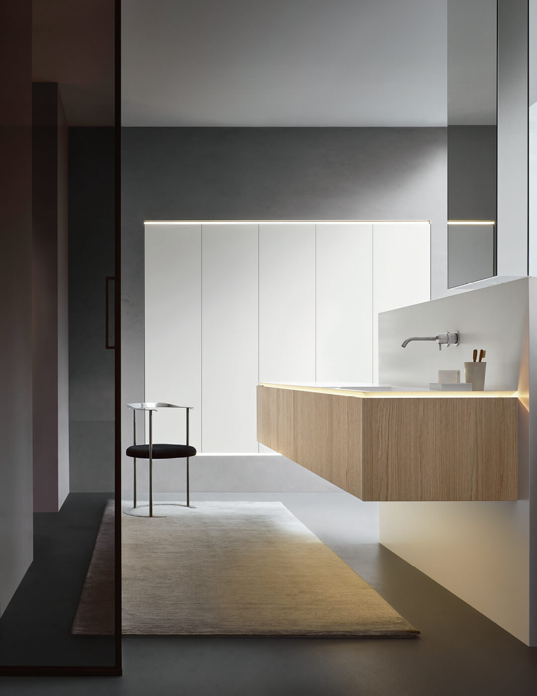 PURO 19.04 l washbasin & mirror by NOORTH