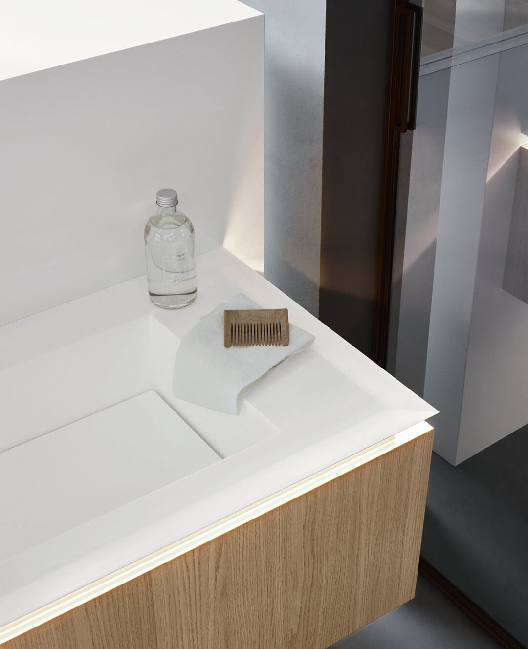 PURO 19.04 l washbasin & mirror by NOORTH