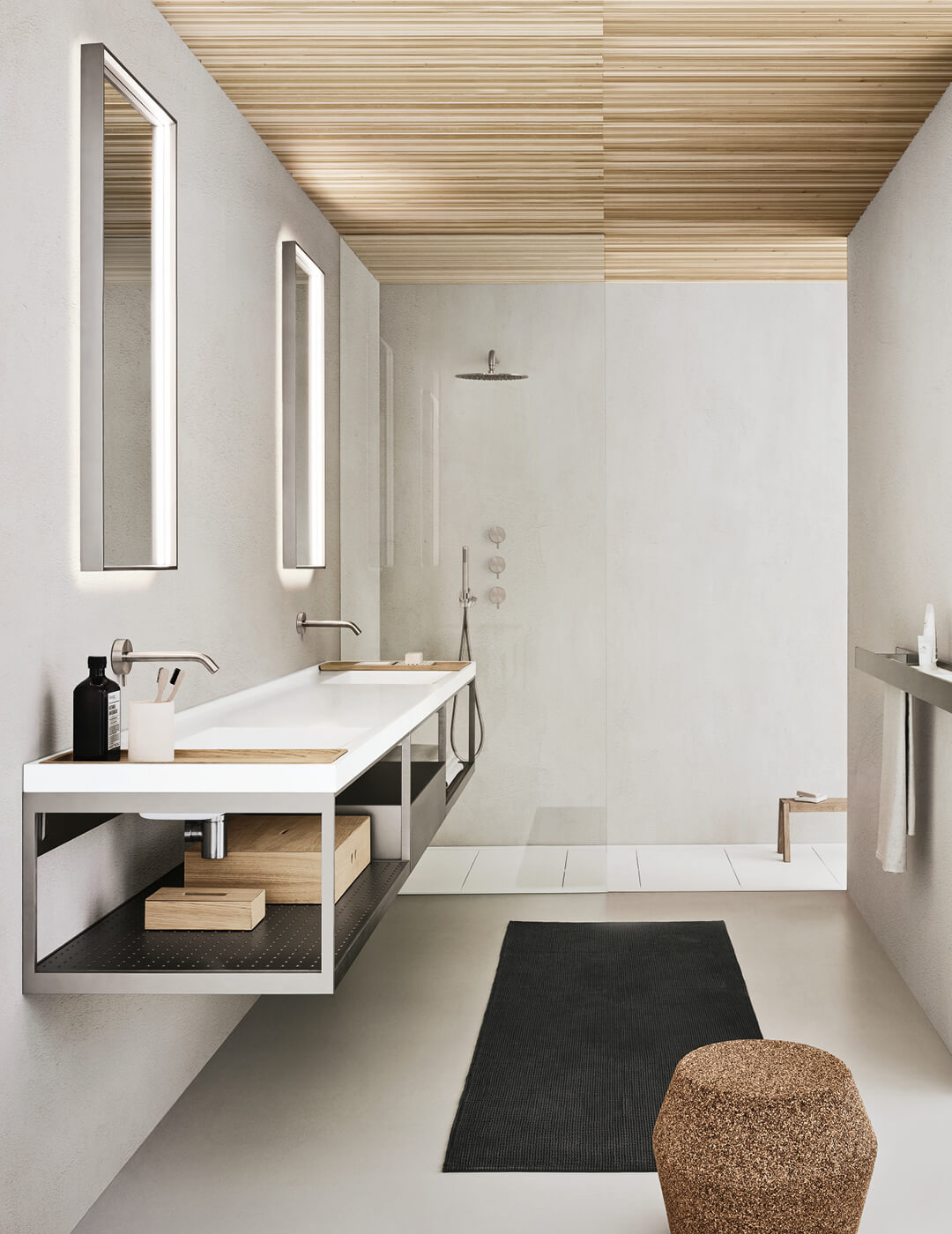 FJORD 19.05 l washbasin & mirror by NOORTH