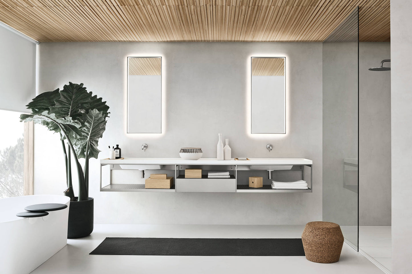 FJORD 19.05 l washbasin & mirror by NOORTH