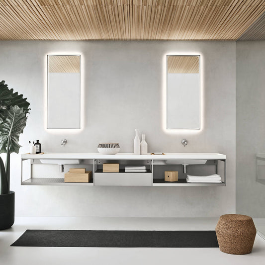 FJORD 19.05 l washbasin & mirror by NOORTH