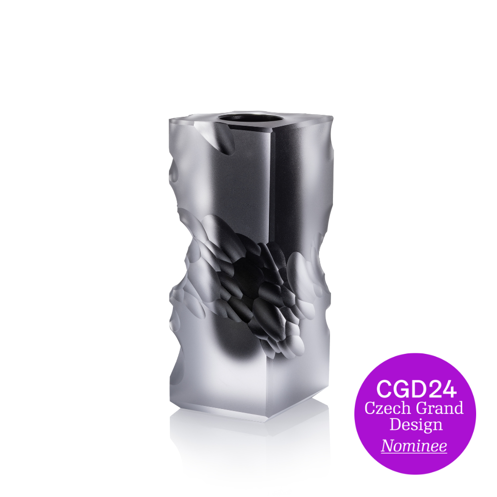 Unreality Vase Edge 27cm Black - Rückl