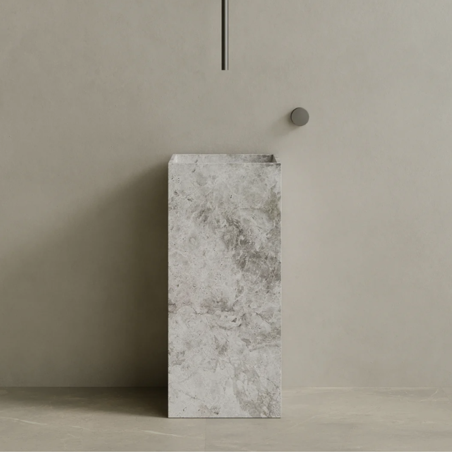 ELEMENTO BATH | QUARO HANDCRAFTER STONE PEDESTAL SINK | $3,313.20 - $6,894.80