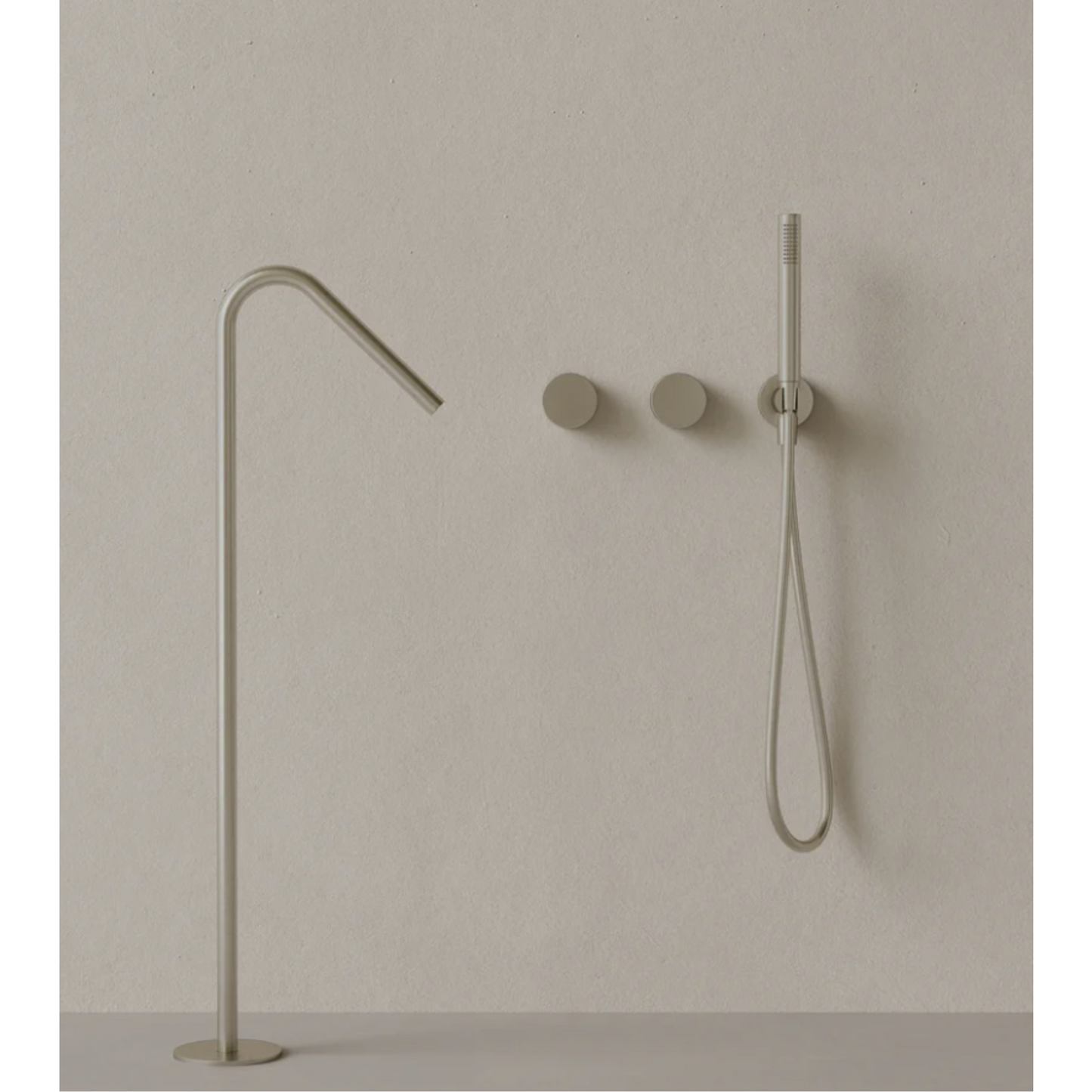 ELEMENTO BATH | ANGLED FLOOR MOUNTED BATHTUB FILLER | $2,270.55
