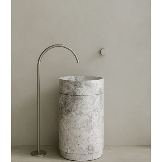 ELEMENTO BATH | ROTUNDI STONE PEDESTAL SINK | $5,348.75 - $10,945.00