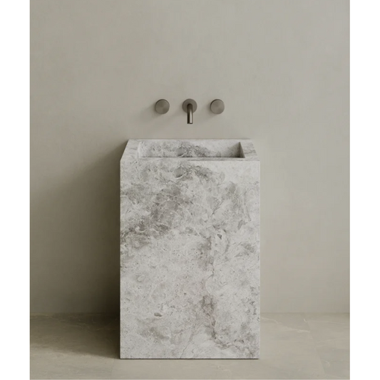 ELEMENTO BATH | QUATTRO STONE PEDESTAL SINK | $3,423.20 - $7,004.80